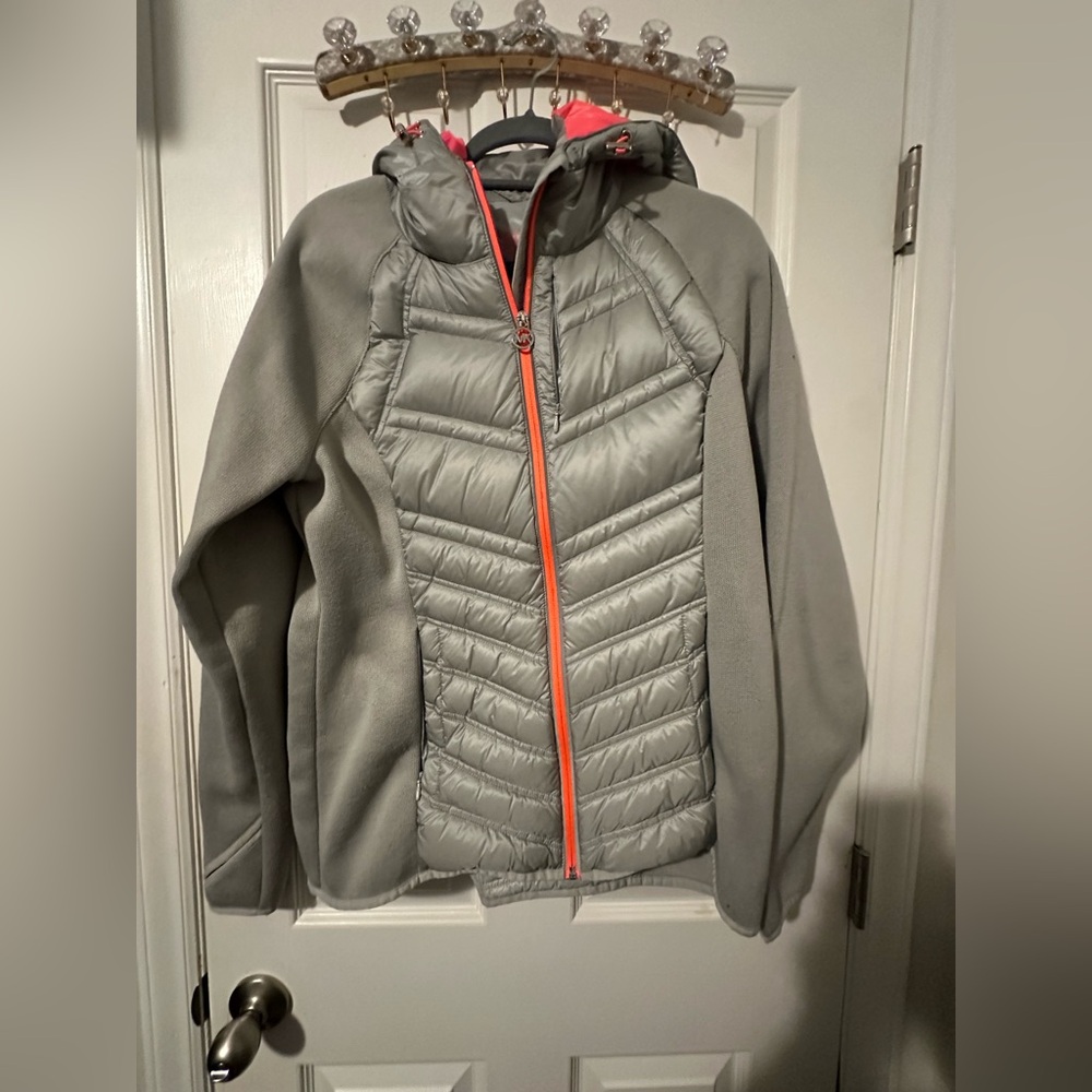 Silver Michael Michael Kors light weight jacket